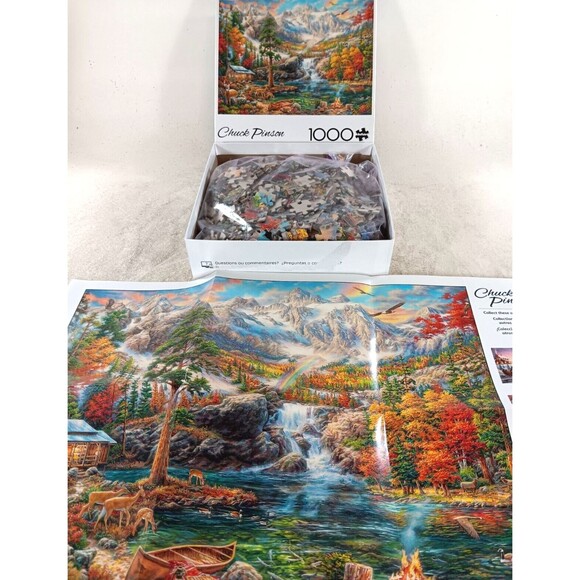 Almost Heaven 1000 Piece Jigsaw Puzzle with Poster Chuck Pinson by Buffalo Games - Picture 4 of 4